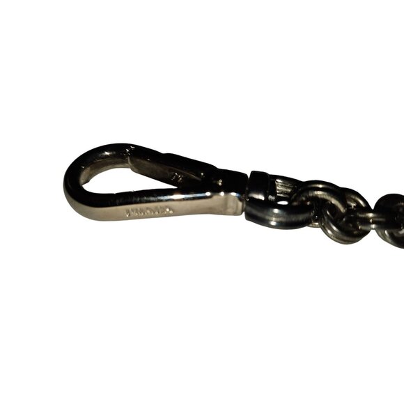 Prada Purple Lambskin Leather Shoulder Bag Mirror Chain Bag w Chain Strap - Picture 11 of 12